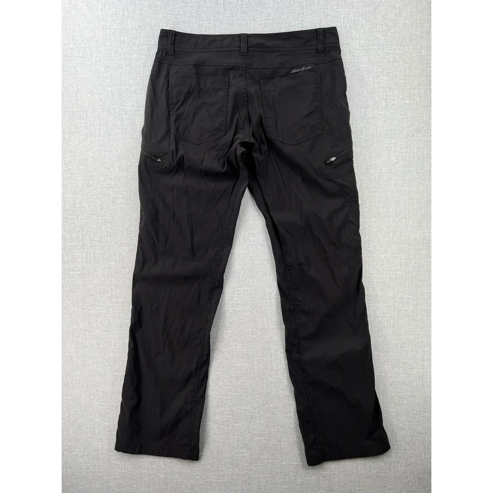 Eddie Bauer First Ascent Mens 34x34 (fit 35x33) Black Guide Pants Hiking Cargo